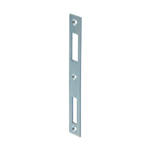 Sluitplaat, recht, RVS, 195 x 24 x 3 mm