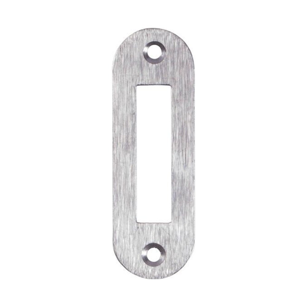 Sluitplaat, afgerond, RVS, kastslot (RETS-SP-0154)