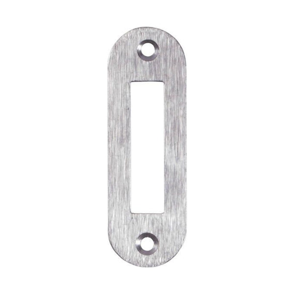 Sluitplaat, afgerond, RVS, kastslot (RETS-SP-0154)